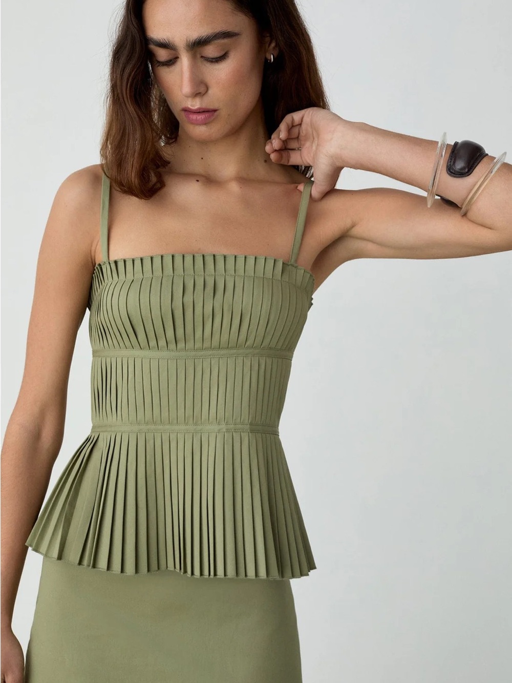 Laagam Size 8 Spaghetti Strap “Babydoll” Top